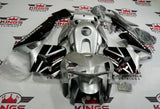 Honda CBR600RR Fairings (2005-2006) Silver, Black at KingsMotorcycleFairings.com
