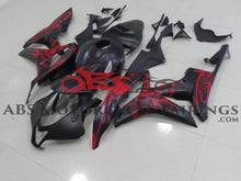 Honda CBR600RR Fairings (2007-2008) Matte Black, Red from KingsMotorcycleFairings.com
