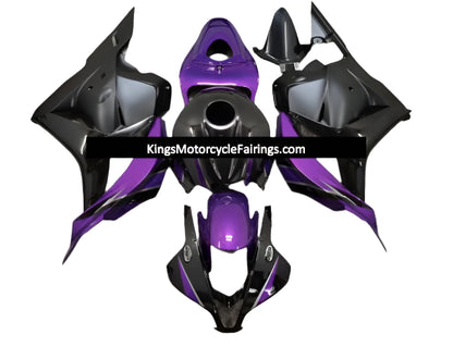Honda CBR600RR Fairings (2009-2012) Black, Purple, Matte Black at KingsMotorcycleFairings.com