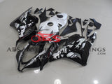 Honda CBR600RR Fairings (2009-2012) Black, White Leyla Uitvoering at KingsMotorcycleFairings.com