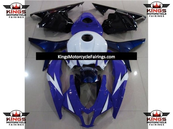 Honda CBR600RR Fairings (2009-2012) Blue, White, Dark Blue, Black at KingsMotorcycleFairings.com