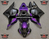 Honda CBR600RR Fairings (2009-2012) Purple, Black, Matte Black at KingsMotorcycleFairings.com