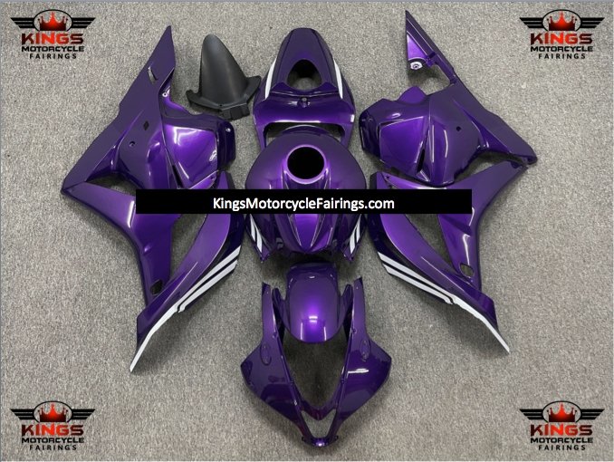 Honda CBR600RR Fairings (2009-2012) Purple Violet, White at KingsMotorcycleFairings.com