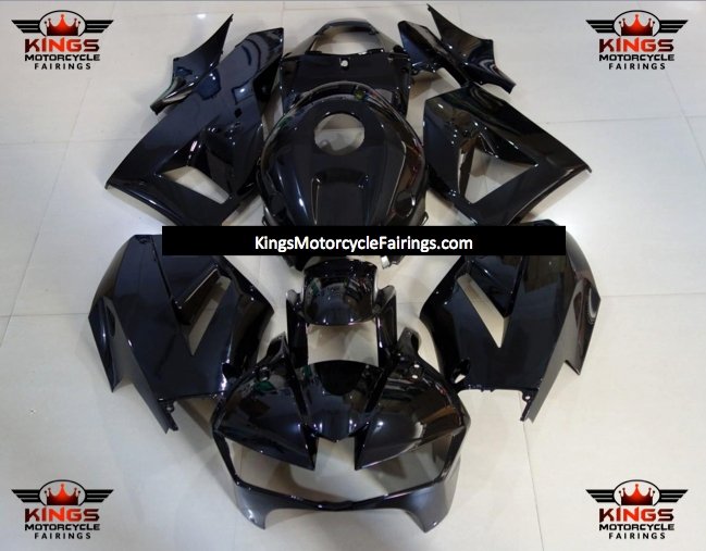 Honda CBR600RR Fairings (2013-2023) All Black at KingsMotorcycleFairings.com