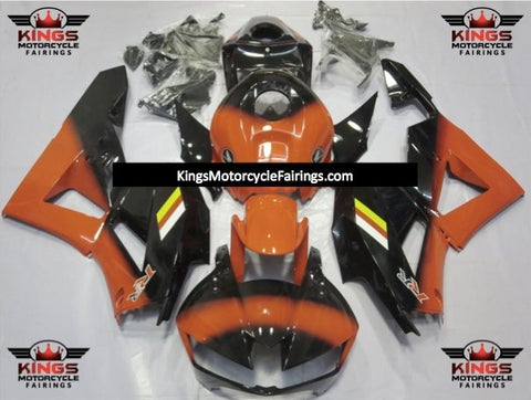 Honda CBR600RR Fairings (2013-2023) Orange, Black Fade at KingsMotorcycleFairings.com