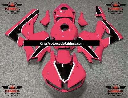 Honda CBR600RR Fairings (2013-2023) Pink, Black, White at KingsMotorcycleFairings.com