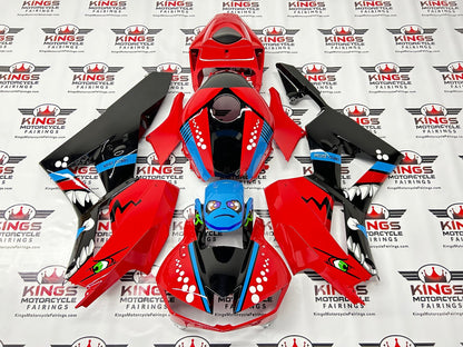 Honda CBR600RR Fairings (2013-2023) Red, Black, Blue Creature at KingsMotorcycleFairings.com