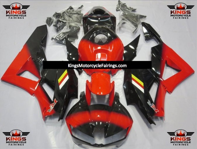 Honda CBR600RR Fairings (2013-2023) Red, Black Fade at KingsMotorcycleFairings.com