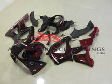 Honda CBR900RR 929 Fairing kit (2000-2001) Black, Red Flame at KingsMotorcycleFairings.com