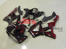 Honda CBR900RR 929 Fairings (2000-2001) Black, Red Flame at KingsMotorcycleFairings.com