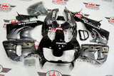 Honda CBR900RR Fairings (1996-1997) Black, Silver at KingsMotorcycleFairings.com
