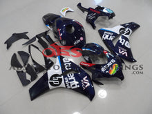 Honda CBR 1000RR Fairings (2008-2011) Dark Blue, White Tuenti at KingsMotorcycleFairings.com
