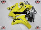 Honda CBR 1000RR Fairings (2008-2011) Yellow, Black from KingsMotorcycleFairings.com