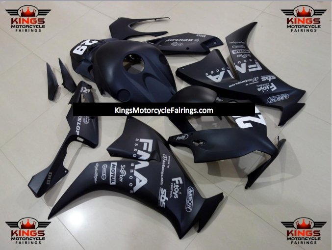 Honda CBR 1000RR Fairings (2012-2016) Matte Black FMA from KingsMotorcycleFairings.com