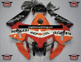 Honda CBR 600RR Fairings (2005-2006) Orange, Red, Black, White Repsol at KingsMotorcycleFairings.com