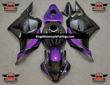 Honda CBR 600RR Fairings (2009-2012) Black, Purple, Matte Black at KingsMotorcycleFairings.com