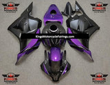 Honda CBR 600RR Fairings (2009-2012) Black, Purple, Matte Black at KingsMotorcycleFairings.com