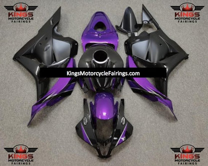 Honda CBR 600RR Fairings (2009-2012) Purple, Black, Matte Black at KingsMotorcycleFairings.com