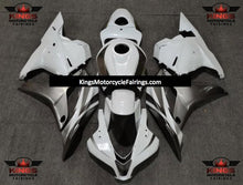 Honda CBR 600RR Fairings (2009-2012) White, Silver at KingsMotorcycleFairings.com