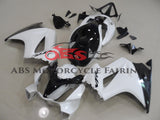 Honda VFR 800 Fairings (2002-2013) White, Black at KingsMotorcycleFairings.com

