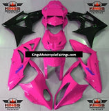 Hot Pink and Black Fairing Kit for a 2015 and 2016 BMW S1000RR motorcycle