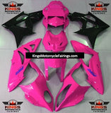 Hot Pink and Black Fairing Kit for a 2009, 2010, 2011, 2012, 2013 and 2014 BMW S1000RR motorcycle