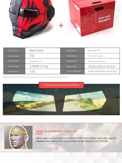 Matte Black and Red Claw Scratch Iron Man Full Face Motorcycle Helmet is brought to you by KingsMotorcycleFairings.com