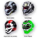 Iron Man Full Face Modular Motorcycle Helmet is brought to you by KingsMotorcycleFairings.com