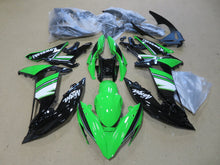 Fairing Kit for a Kawasaki Ninja 650R (2017-2019) Green, Black & White