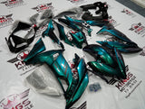 Kawasaki Ninja 650 Fairing Kit (2017-2019) Green, Blue, Purple Chameleon, Matte Black from KingsMotorcycleFairings.com