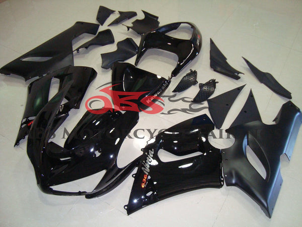 Kawasaki Ninja ZX6R 636 (2005-2006) Black, Silver & Red