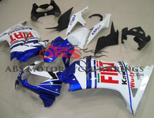 Kawasaki Ninja 250R Fairings (2008-2013) Blue, White FIAT from KingsMotorcycleFairings.com