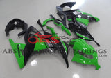 Kawasaki Ninja 300 Fairing kit (2013-2024) Green, Black, Gray at KingsMotorcycleFairings.com