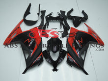 Kawasaki Ninja 300 Fairings (2013-2024) Black, Red from KingsMotorcycleFairings.com