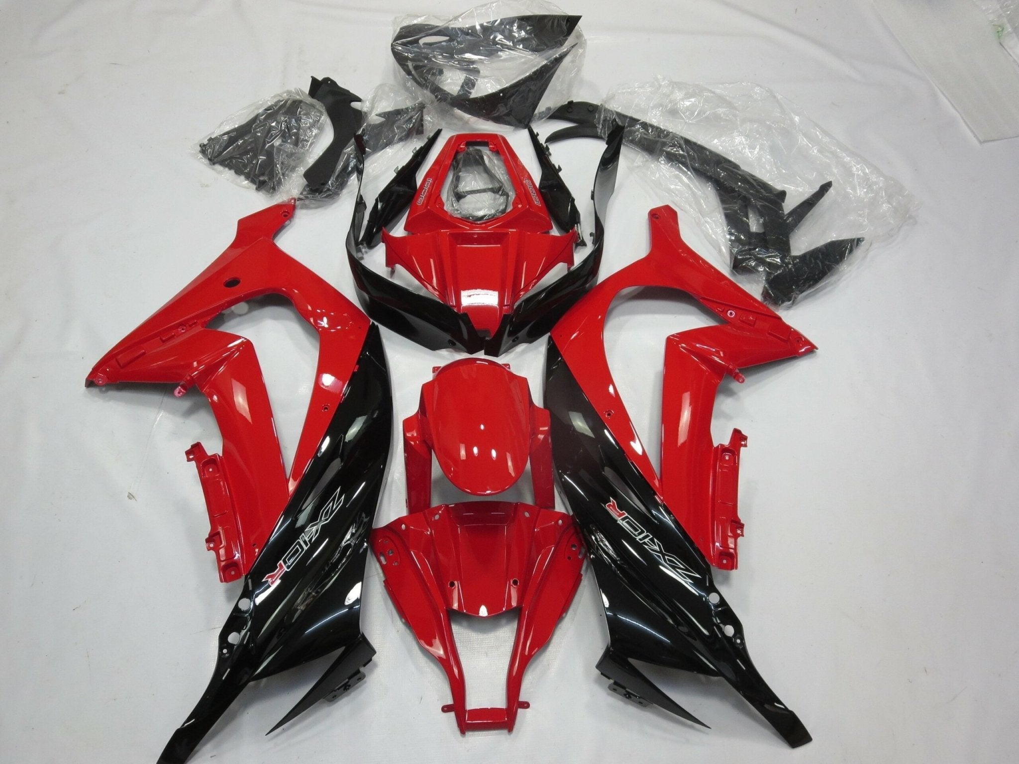 Kawasaki Ninja ZX10R Fairing Parts (2011-2015) Red, Black at KingsMotorcycleFairings.com