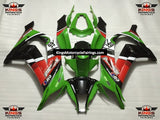Kawasaki Ninja ZX10R Fairings (2011-2015) Green, Black, Red, White 66 at KingsMotorcycleFairings.com