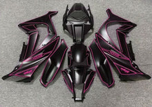 Kawasaki Ninja ZX10R Fairings (2011-2015) Matte Black, Pink from KingsMotorcycleFairings.com