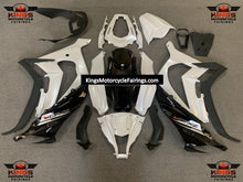 Kawasaki Ninja ZX10R Fairings (2011-2015) Pearl White, Black at KingsMotorcycleFairings.com