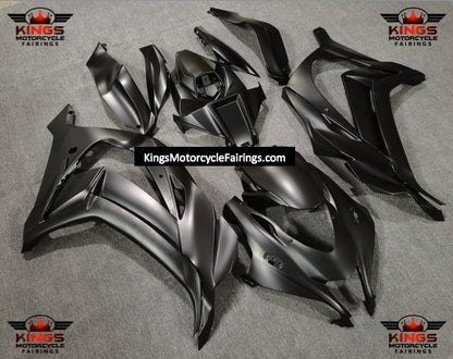 Kawasaki Ninja ZX10R Fairings (2016-2020) Matte Black at KingsMotorcycleFairings.com