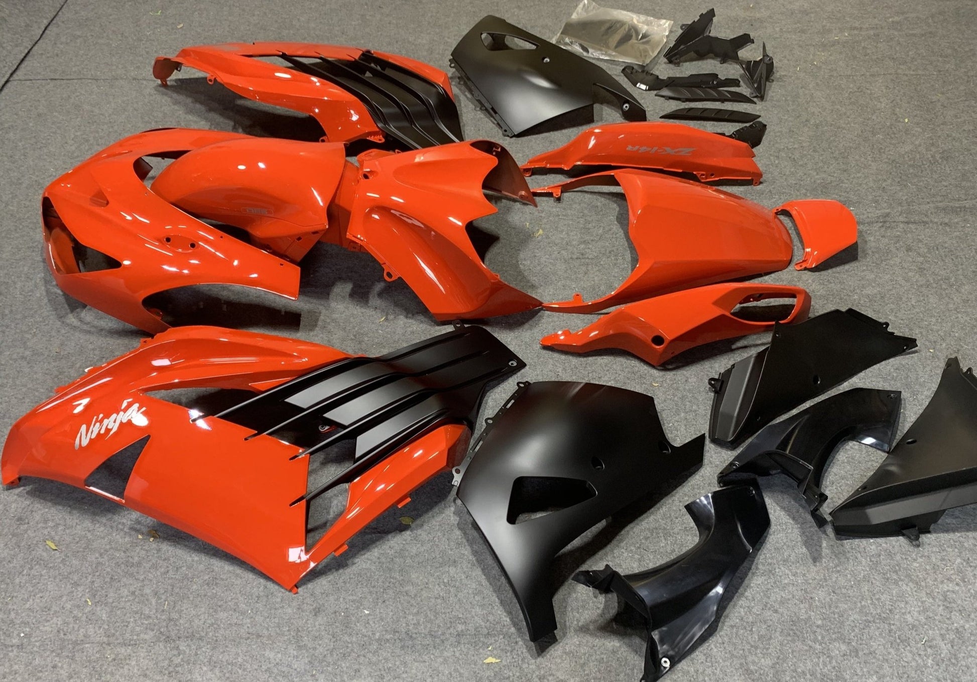 Fairings for Kawasaki Ninja ZX14R (2012-2024) Red, Black at KingsMotorcycleFairings.com