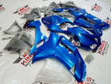 Kawasaki Ninja ZX6R Fairings (2007-2008) Blue at KingsMotorcycleFairings.com