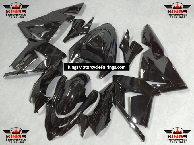Kawasaki ZX-10R Fairing Set (2004-2005) Black at KingsMotorcycleFairings.com
