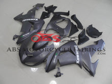 Kawasaki ZX-10R Fairings (2006-2007) Matte Gray, White at KingsMotorcycleFairings.com