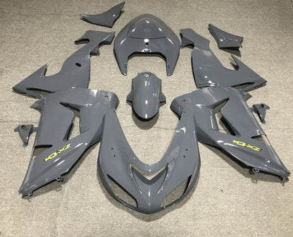 Kawasaki ZX-10R Fairings (2006-2007) Nardo Gray, Yellow at KingsMotorcycleFairings.com