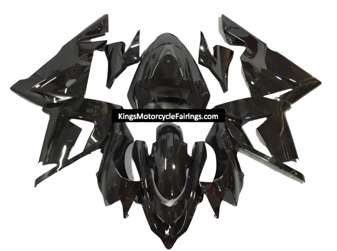 Kawasaki ZX10R Fairings (2004-2005) Black at KingsMotorcycleFairings.com