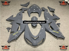 Kawasaki ZX10R Fairings (2006-2007) Nardo Gray, Yellow at KingsMotorcycleFairings.com