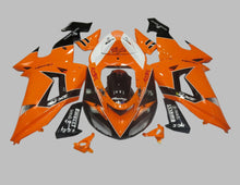 Kawasaki ZX10R Fairings (2006-2007) Orange, Black, White at KingsMotorcycleFairings.com