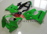 Kawasaki ZX6R 636 Fairings (2000-2002) Green, Black at KingsMotorcycleFairings.com