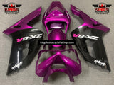 Kawasaki ZX6R 636 Fairings (2003-2004) Pink, Black, White at KingsMotorcycleFairings.com