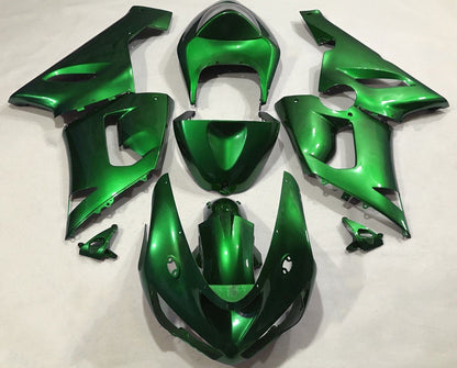 Kawasaki ZX6R 636 Fairings (2005-2006) Candy Green at KingsMotorcycleFairings.com